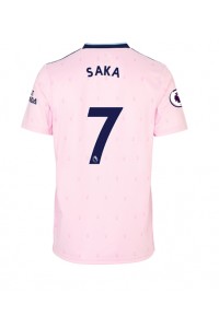 Arsenal Bukayo Saka #7 Fotballdrakt Tredje Klær 2022-23 Korte ermer